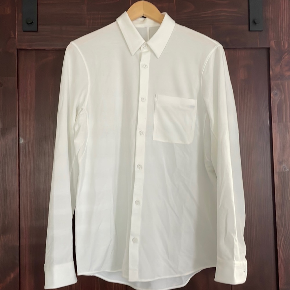 Commission Long Sleeve Shirt | White | Small